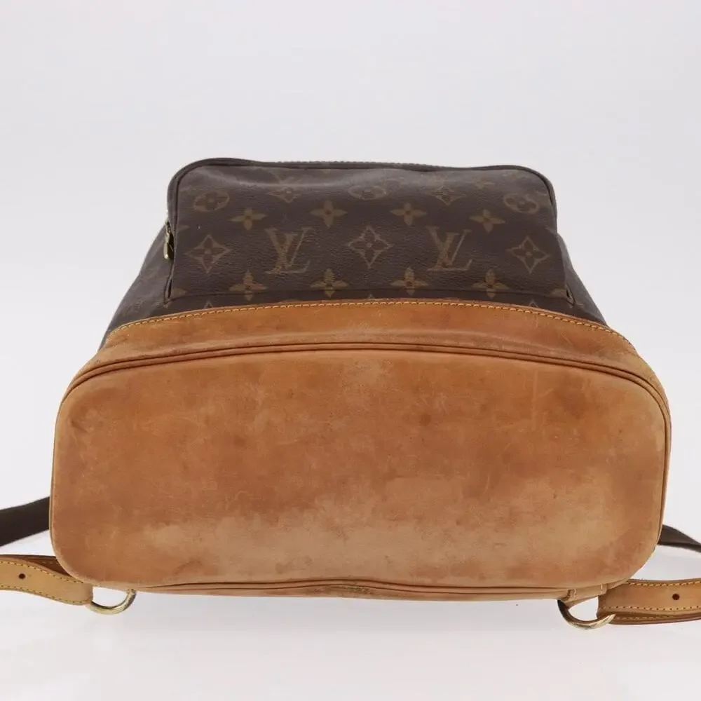 Louis Vuitton Monogram Montsouris GM Backpack Brown